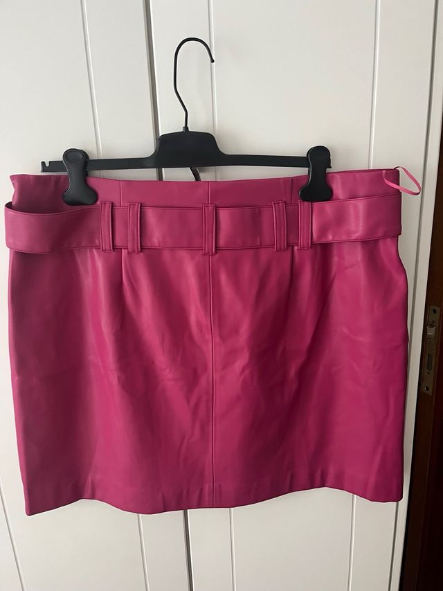 Falda efecto piel, Mango by Violeta L 40