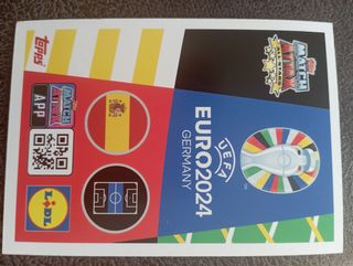 Cromo Andrés Iniesta Eurocopa 2024