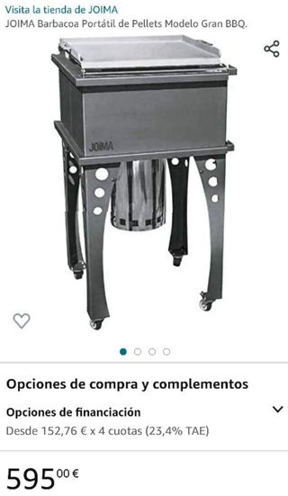 Piastra a pellet portatile Joima Gran BBQ