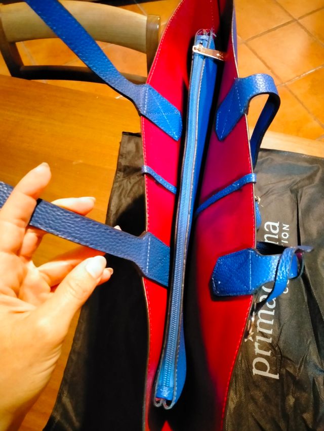 Borsa blu Primadonna