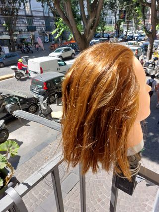 13 testine capelli naturali per allenamento