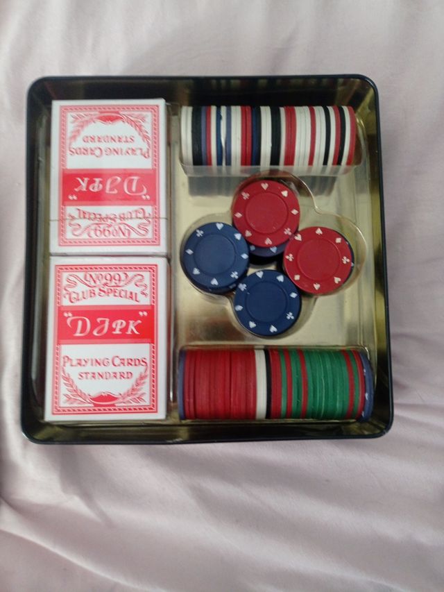 Estuche de poker sin estrenar