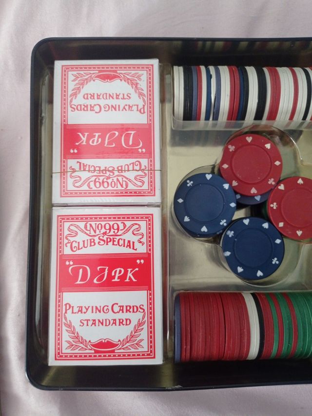 Estuche de poker sin estrenar