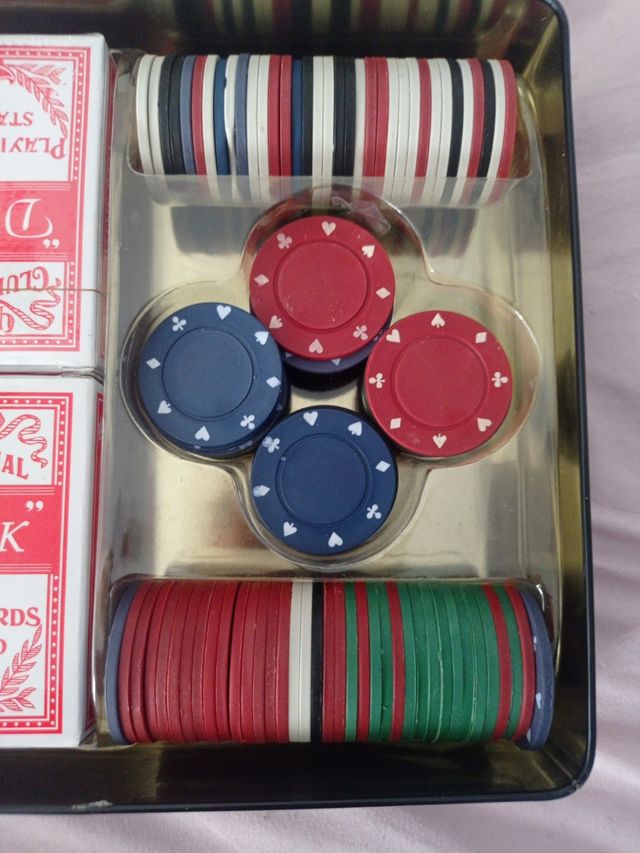 Estuche de poker sin estrenar