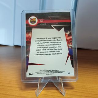 GAVI Topps FC.Barcelona NUMERADA 