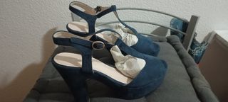 Zapatos de tacón mujer con plataforma 