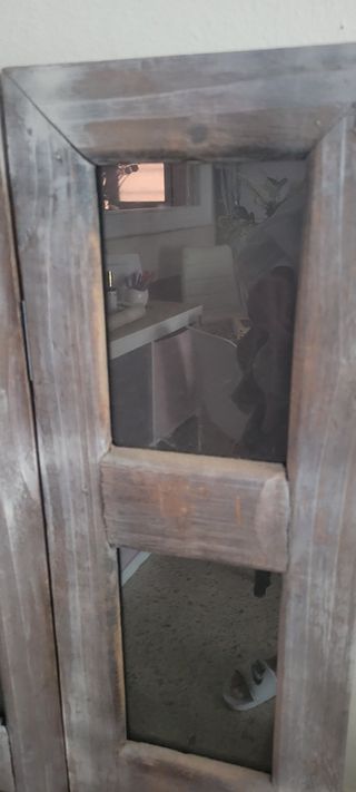 Biombo fotográfico madera cristal 