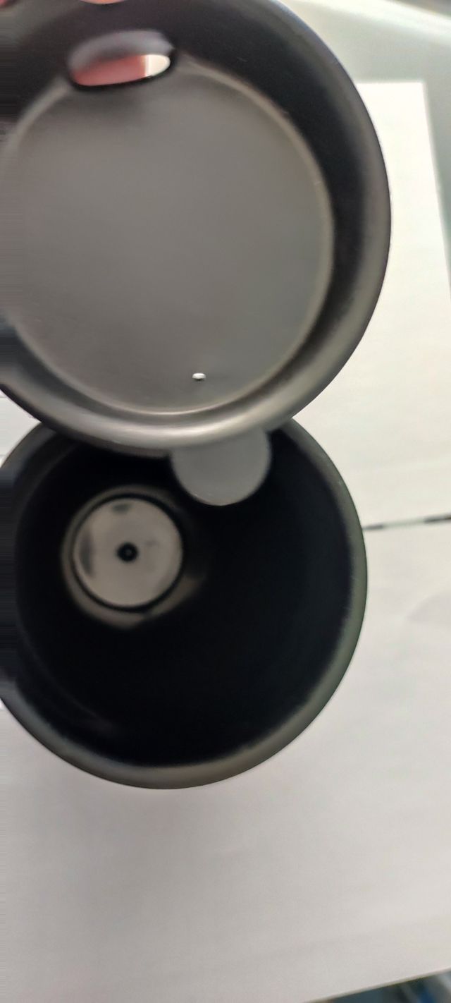 Vaso térmico de aluminio con tapa a presión