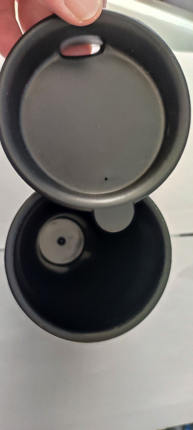 Vaso térmico de aluminio con tapa a presión