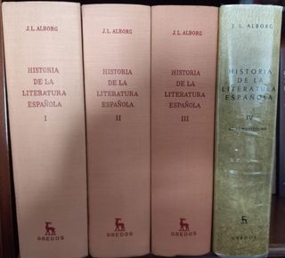Libros Historia de la Literatura Española