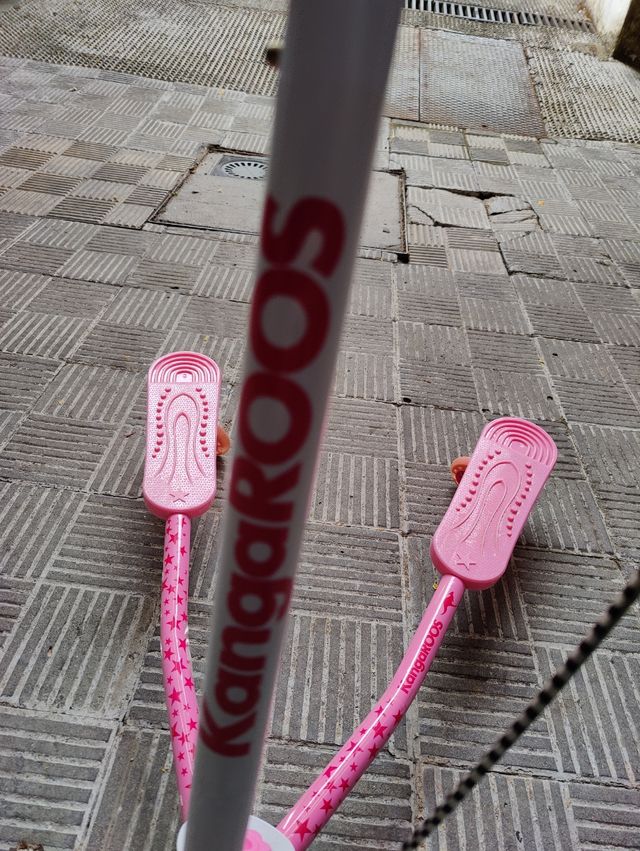 Patinete cangaroo rosa