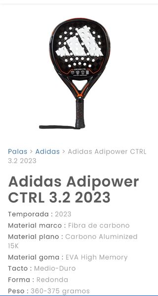 Pala de pádel Adidas adipower ctrl 3.2