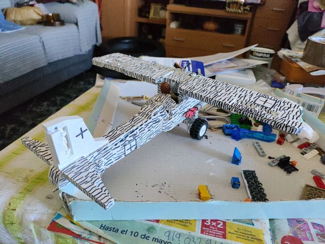 Maqueta avión alemán fokker ed/v 8