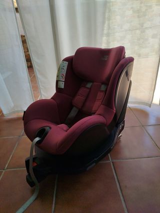 Silla Britax römer giratoria con Isofix rosa