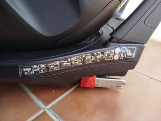 Silla Britax römer giratoria con Isofix rosa