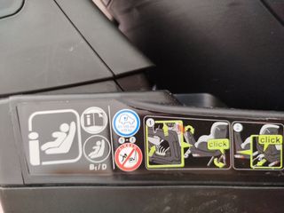 Silla Britax römer giratoria con Isofix rosa