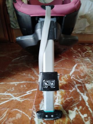 Silla Britax römer giratoria con Isofix rosa