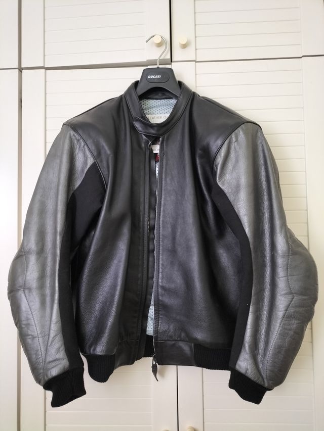 Cazadora moto piel Silmar