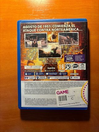 Resistance Burning Skies Ps Vita 
