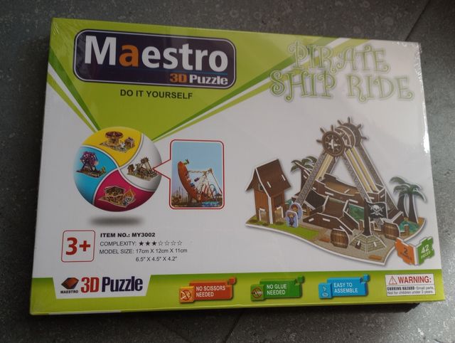 Puzzle 3D precintado