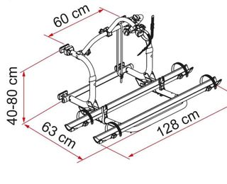 PORTA BICICLETAS FIAMMA PRO C (2 Bicis)