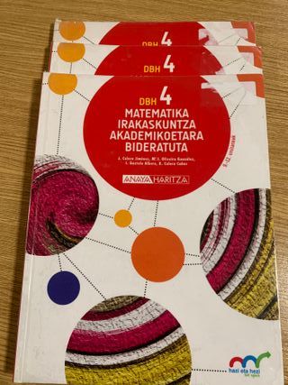 MATEMATIKA 4 DBH irakaskuntza akademikoetara ANAYA