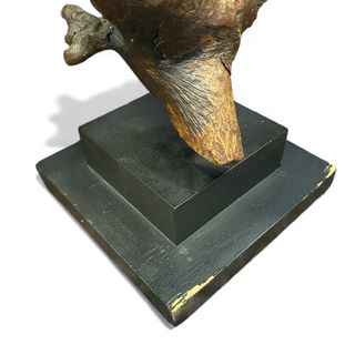 Estatueta Decorativa Madeira Castanho “Tronco”