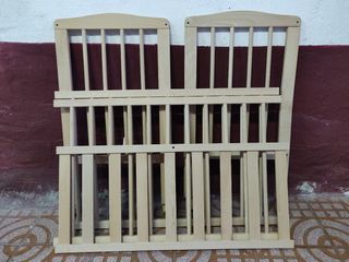 Minicuna madera con colchón colecho