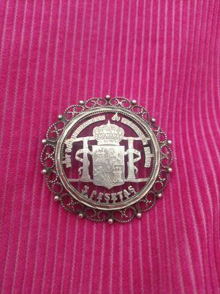 Moneda de plata de 5 pesetas