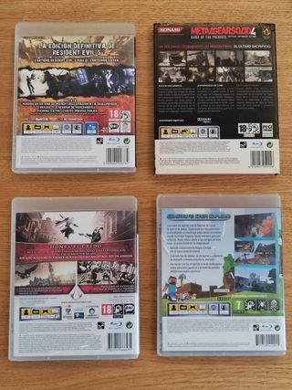 Lote juegos ps3