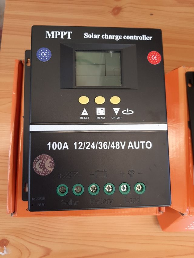 Controlador regulador MPPT 100 Am 12/24/36/48 V 