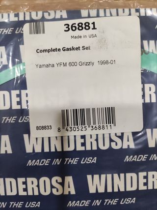 Juego Juntas Motor Quad ATV Yamaha Grizzly 600