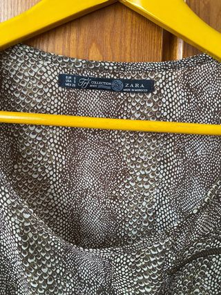 Blusa tirantes animal print