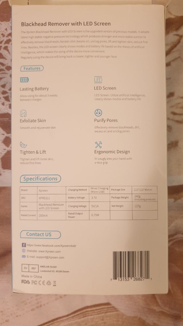 Dispositivi pulizia viso