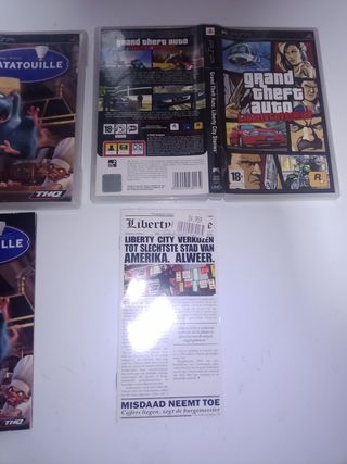Ratatouille men in black gta PSP SONY PLAYSTATION