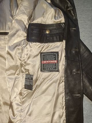 Chaqueta de cuero chevignon