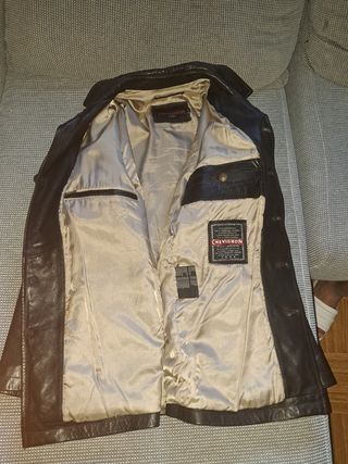 Chaqueta de cuero chevignon