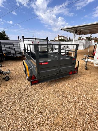 Remolque de doble eje 250 x 150 x 1