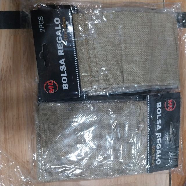 34 paquetes de bolsas de tela