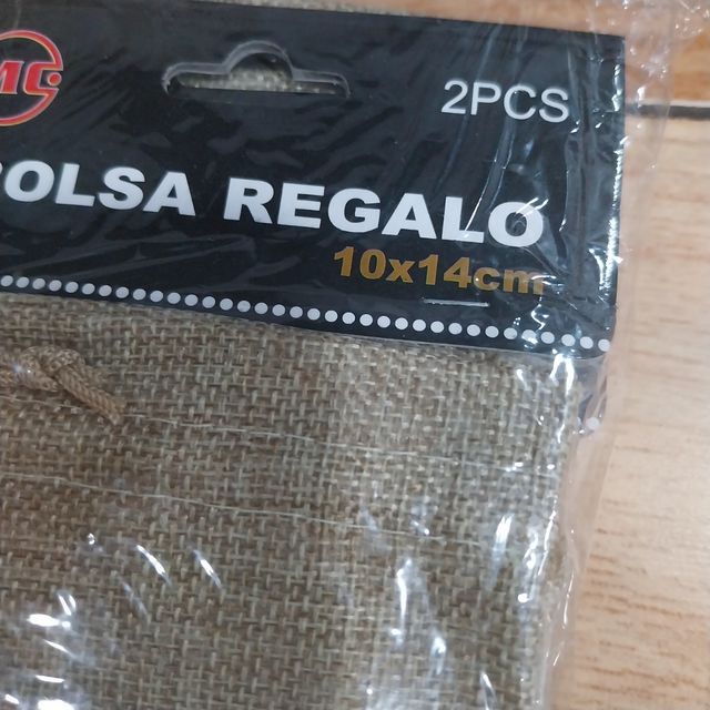 34 paquetes de bolsas de tela