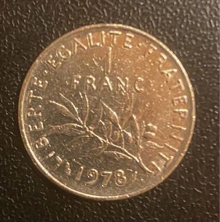 1 Franc 1978 Republique Francaise