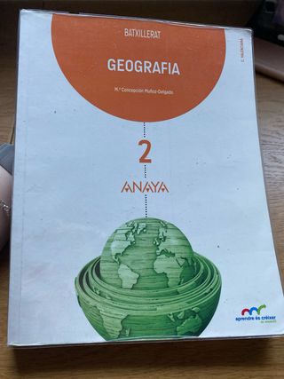 geografia 2 de bachiller anaya 