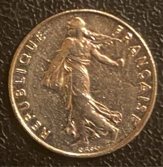 Francia ½ franc, 1984