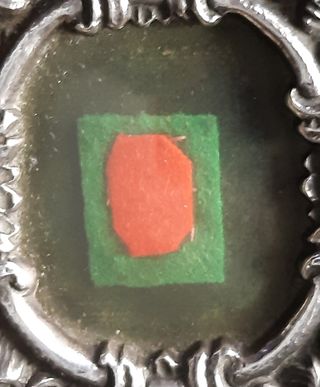 Relicario en plata de San Pío X.