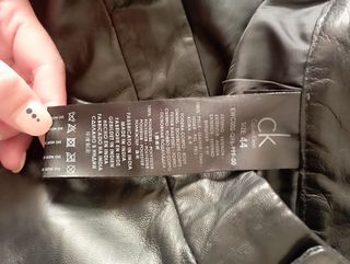 Pantalones de cuero Calvin Klein nuevos 