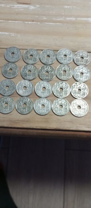 Moneda de 50 céntimos de la República 