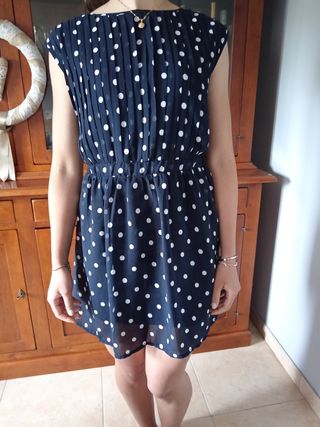Mini abito a pois.