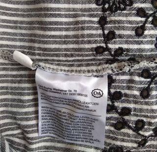 Vestido rallado verano