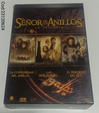 Trilogía "el señor de los anillos DVDs" 