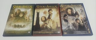 Trilogía "el señor de los anillos DVDs" 